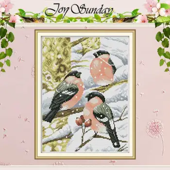 Red-bellied bird in snow counted Cross Stitch 11CT 14CT Cross Stitch Set Wholesale DIY Cross-stitch Kit Embroidery Needlework
Red-bellied bird in snow counted Cross Stitch 11CT 14CT Cross Stitch Set Wholesale DIY Cross-stitch Kit Embroidery Needlework