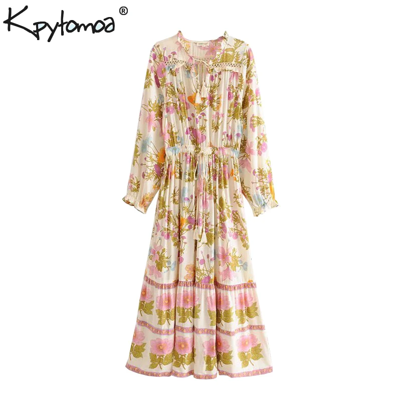 Boho Chic Summer Vintage Floral Print Ruffled Maxi Dress Women 2019 Fashion Lace Up Tassel Pleated Beach Dresses Vestidos Mujer
Boho Chic Summer Vintage Floral Print Ruffled Maxi Dress Women 2019 Fashion Lace Up Tassel Pleated Beach Dresses Vestidos Mujer