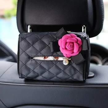 Camellia Car Back Seat Hanging Tissue Box Holder Flower Pearl Leather Paper Tower Organizer Storage Bag Plaid Block Type Bags
Camellia Car Back Seat Hanging Tissue Box Holder Flower Pearl Leather Paper Tower Organizer Storage Bag Plaid Block Type Bags