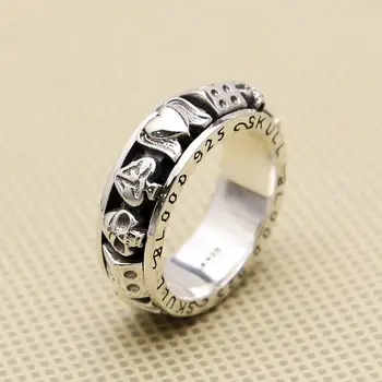 Vintgae Gothic Punk Skull Gamble Ring for Women Antique Rings Party Engagement Jewelry Gifts
Vintgae Gothic Punk Skull Gamble Ring for Women Antique Rings Party Engagement Jewelry Gifts
