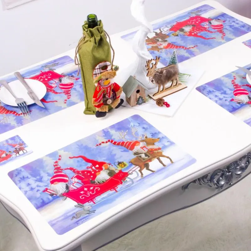 6pcs Santa Claus New Year 2020 Placemat Table Mat Noel Xmas Table Christmas Decorations for Home Navidad 2019 Table Ornament
6pcs Santa Claus New Year 2020 Placemat Table Mat Noel Xmas Table Christmas Decorations for Home Navidad 2019 Table Ornament