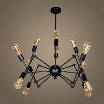 2017 Loft Restaurant Bar America country Iron Chandelier Vintage expansion office room chandelier spider free freight
2017 Loft Restaurant Bar America country Iron Chandelier Vintage expansion office room chandelier spider free freight