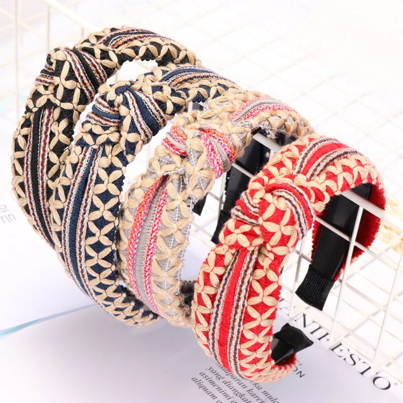 Haimeikang Hair Accessories Soft Fabric Striped For Women Headbands With Beautiful Knot Non-Slip Hair Band Headwear
Haimeikang Hair Accessories Soft Fabric Striped For Women Headbands With Beautiful Knot Non-Slip Hair Band Headwear