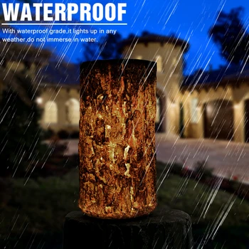 Solar Powered Outdoor Stump Light Garden Decorative Landscape Pathway Light For Backyard Patio Garden Pathway Decor
Solar Powered Outdoor Stump Light Garden Decorative Landscape Pathway Light For Backyard Patio Garden Pathway Decor