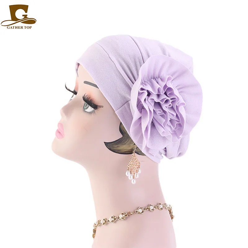 Women cotton Stretchy Beanies with Big Flower Hair Loss Cap African Turban Boho Head Wrap Hijab Wedding Party Cap Turbante mujer
Women cotton Stretchy Beanies with Big Flower Hair Loss Cap African Turban Boho Head Wrap Hijab Wedding Party Cap Turbante mujer