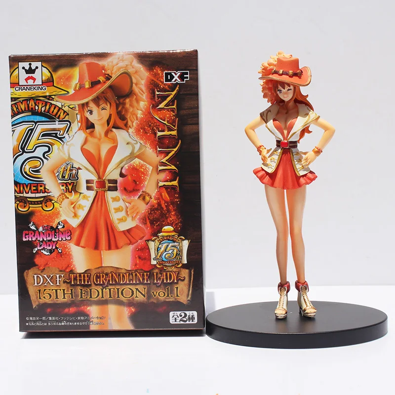 One Piece Nami Sexy Figure Grandline Lady 15th Anniversary PVC Action Figure Model Toy 17CM Free Shipping
One Piece Nami Sexy Figure Grandline Lady 15th Anniversary PVC Action Figure Model Toy 17CM Free Shipping