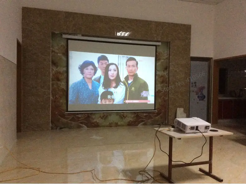 120 Inch 4 to 3 motorized screen pic 7A
