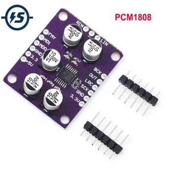 PCM1808 24bit SNR Audio Stereo ADC Single-Ended Analog-Input Decoder Amplifier Board Player Module
PCM1808 24bit SNR Audio Stereo ADC Single-Ended Analog-Input Decoder Amplifier Board Player Module