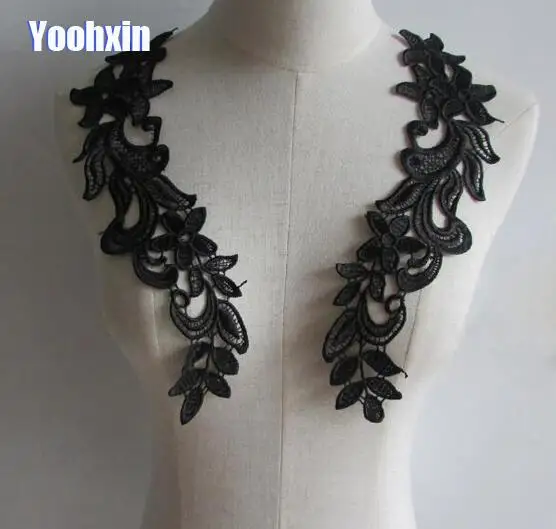 High quality 3D black cotton embroidery DIY flower lace collar Fabric Sewing Applique ribbon trim neckline guipure wedding decor
High quality 3D black cotton embroidery DIY flower lace collar Fabric Sewing Applique ribbon trim neckline guipure wedding decor