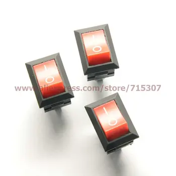PHISCALE 10pcs/lot 2Pin 6A 250V Red Button Single Rocker Switch KCD1-101 On- Off Rocker Power Switches
PHISCALE 10pcs/lot 2Pin 6A 250V Red Button Single Rocker Switch KCD1-101 On- Off Rocker Power Switches