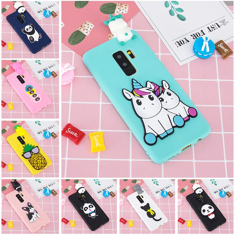 3D Luxury Cartoon Simple Candy Cute Note8 TPU Phone Back Cover Case For samsung galaxy s6 s7 edge s8 s9 plus note 8 9 Carcasas |