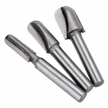 3pcs 1/4" Shank Router Bits Template Ball Round Nose Router Bits Set 1/4" 3/8" 1/2" Diameter For Woodworking Tools
3pcs 1/4" Shank Router Bits Template Ball Round Nose Router Bits Set 1/4" 3/8" 1/2" Diameter For Woodworking Tools