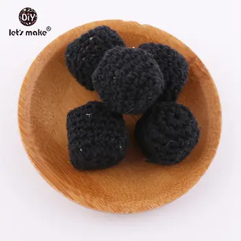 Let's make Knitting Cotton Crochet 10pcs Black Color Wooden Beads 18mm Balls For DIY Jewelry Teething Nursing Necklace Teether
Let's make Knitting Cotton Crochet 10pcs Black Color Wooden Beads 18mm Balls For DIY Jewelry Teething Nursing Necklace Teether