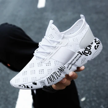 Summer Mesh Men Casual Shoes Red Lac-up Men's Shoes Running Lightweight Breathable Walking Sneakers White Tenis
Summer Mesh Men Casual Shoes Red Lac-up Men's Shoes Running Lightweight Breathable Walking Sneakers White Tenis