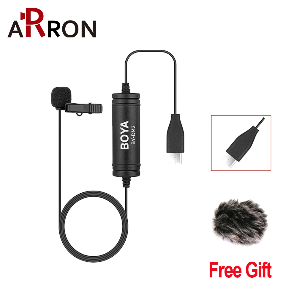 Authentic Boya BY-DM2 Condenser Microphone Type-C Port Interview Vlogging Mic for Samsung S8 Xiaomi Max 2 Android Smartphones
Authentic Boya BY-DM2 Condenser Microphone Type-C Port Interview Vlogging Mic for Samsung S8 Xiaomi Max 2 Android Smartphones