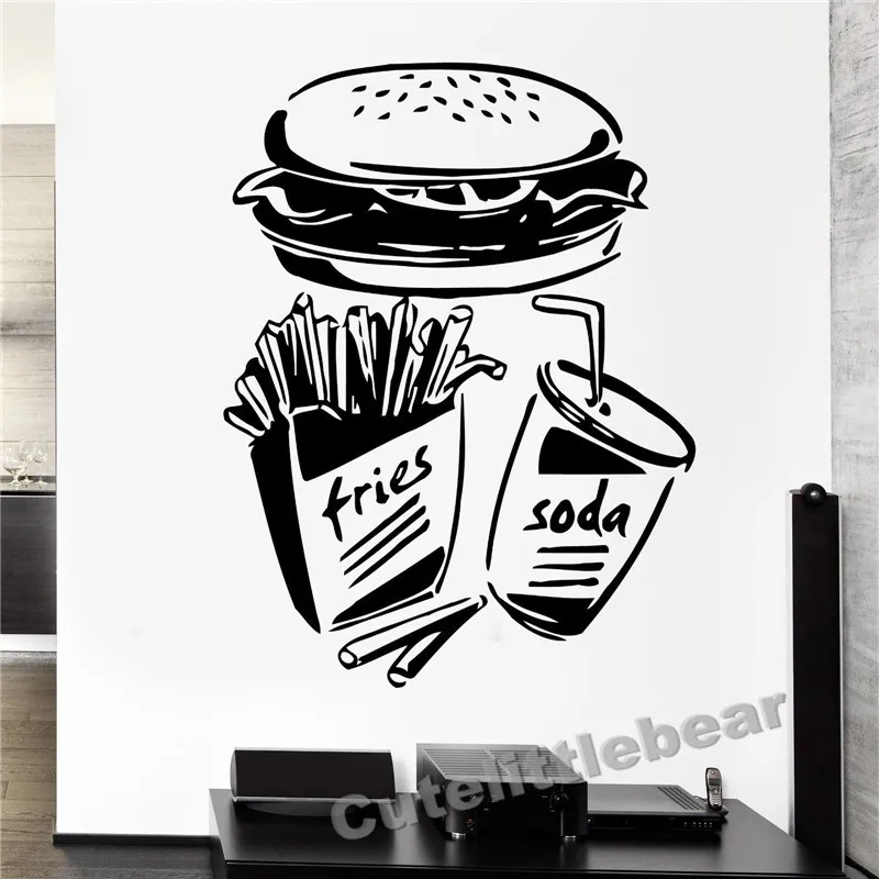 Fries Soda Wall Sticker