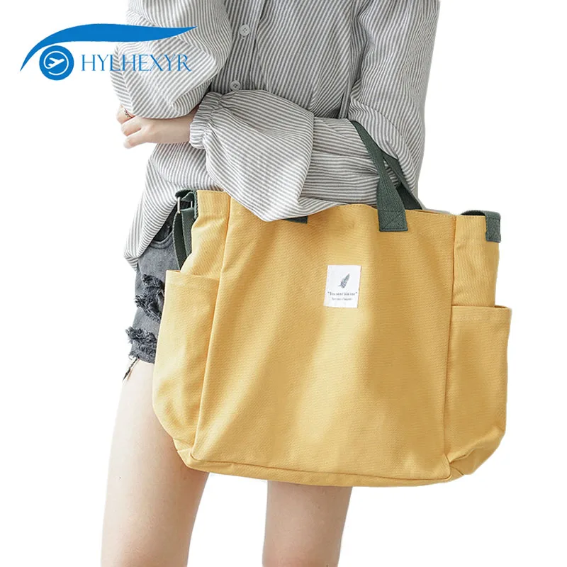 Hylhexyr Solid Canvas Shoulder Bag Crossbody Bags Adjustable Shoulder Strap Handbag Female Portable Tote Messenger Package
Hylhexyr Solid Canvas Shoulder Bag Crossbody Bags Adjustable Shoulder Strap Handbag Female Portable Tote Messenger Package