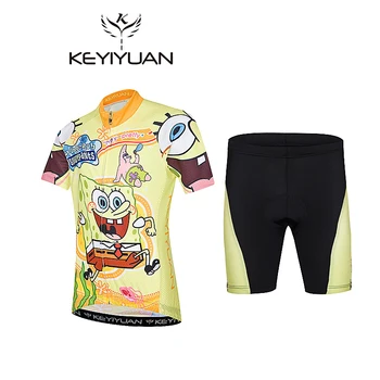 2018 KEYIYUA New Cute Spongebob Pattern bike set Kids short-sleeved children's men and women mountain bike breathable sportswear
2018 KEYIYUA New Cute Spongebob Pattern bike set Kids short-sleeved children's men and women mountain bike breathable sportswear