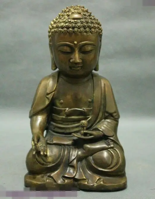 S6706 9 Tibet Buddhism Ayutthaya Bronze Copper Pray Shakyamuni Sakyamuni Buddha Statue D0318
S6706 9 Tibet Buddhism Ayutthaya Bronze Copper Pray Shakyamuni Sakyamuni Buddha Statue D0318