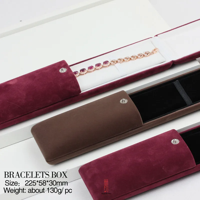 Red and Brown Color Long Bracelet Box Necklace Case Velvet Jewelry Box For Jewelry Display Necklace Organizer Box Case
Red and Brown Color Long Bracelet Box Necklace Case Velvet Jewelry Box For Jewelry Display Necklace Organizer Box Case