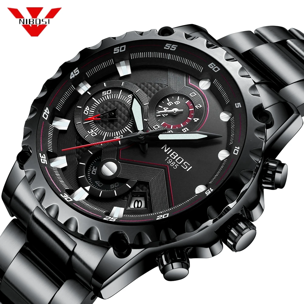 NIBOSI Relogio Masculino Watch Men Fashion Sport Quartz Clock Mens Watches Top Brand Luxury Full Steel Business Waterproof Watch
NIBOSI Relogio Masculino Watch Men Fashion Sport Quartz Clock Mens Watches Top Brand Luxury Full Steel Business Waterproof Watch
