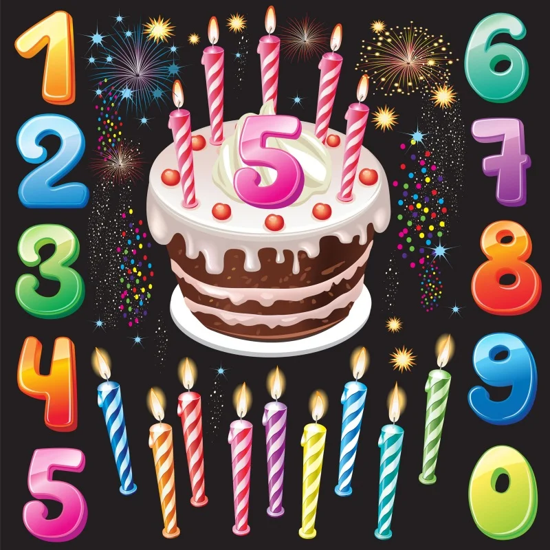 Laeacco Baby 5th Birthday Backdrops For Photography Colorful Candle Number Cake Party Child Poster Photo Background Photo Studio
Laeacco Baby 5th Birthday Backdrops For Photography Colorful Candle Number Cake Party Child Poster Photo Background Photo Studio