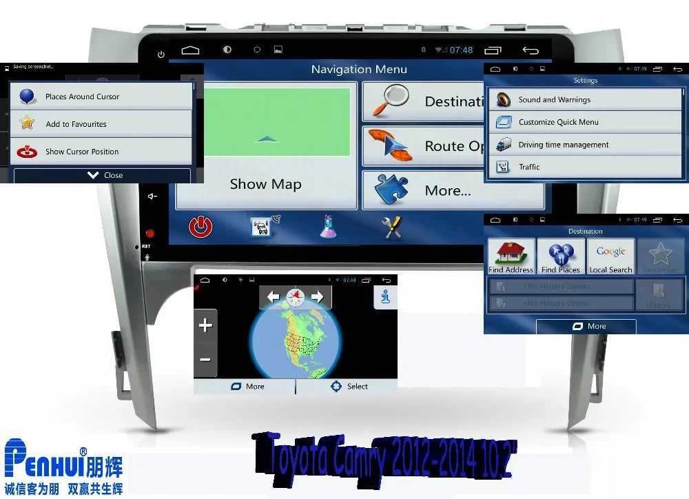 Toyota New Camry 2012-2014 IGO map