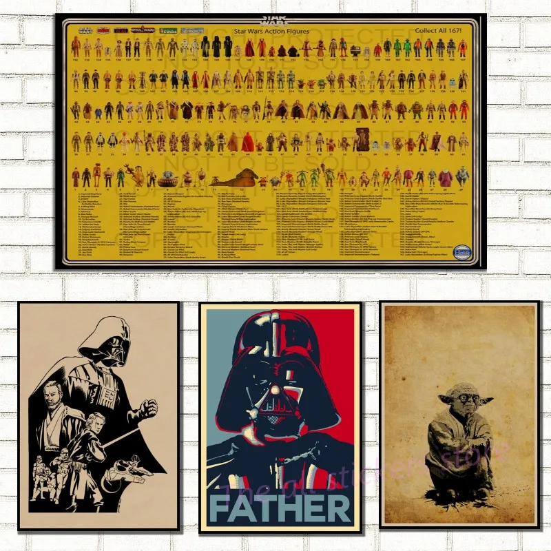 Vintage Retro poster Star Wars Kraft Paper Bar Home Decor Classic moive Wall Stickers /5012
Vintage Retro poster Star Wars Kraft Paper Bar Home Decor Classic moive Wall Stickers /5012