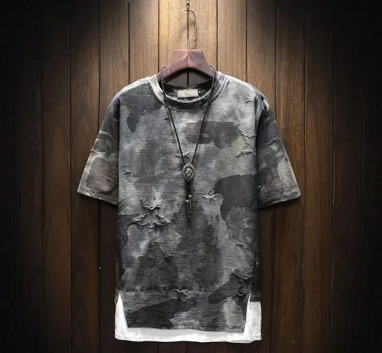 Hot Men Short Sleeve Camouflage T-shirt camisa masculina Men Hip Hop Streetwear Top Tees Fashion Loose Cotton Tshirt 5XL
Hot Men Short Sleeve Camouflage T-shirt camisa masculina Men Hip Hop Streetwear Top Tees Fashion Loose Cotton Tshirt 5XL