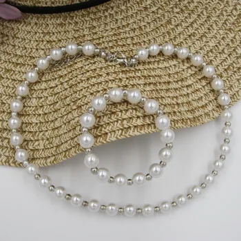 Girls Lovely 8MM Pearl Bubblegum Necklace Chunky Beads Strand Bracelets Kids Fancy Dress Ourfits Jewelry Set Birthday Party Gift
Girls Lovely 8MM Pearl Bubblegum Necklace Chunky Beads Strand Bracelets Kids Fancy Dress Ourfits Jewelry Set Birthday Party Gift