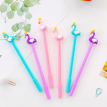 36 pcs/lot Flamingo Crown Gel Pen Cute 0.5 mm black ink Signature pens for writing office school supplies stationery gift
36 pcs/lot Flamingo Crown Gel Pen Cute 0.5 mm black ink Signature pens for writing office school supplies stationery gift
