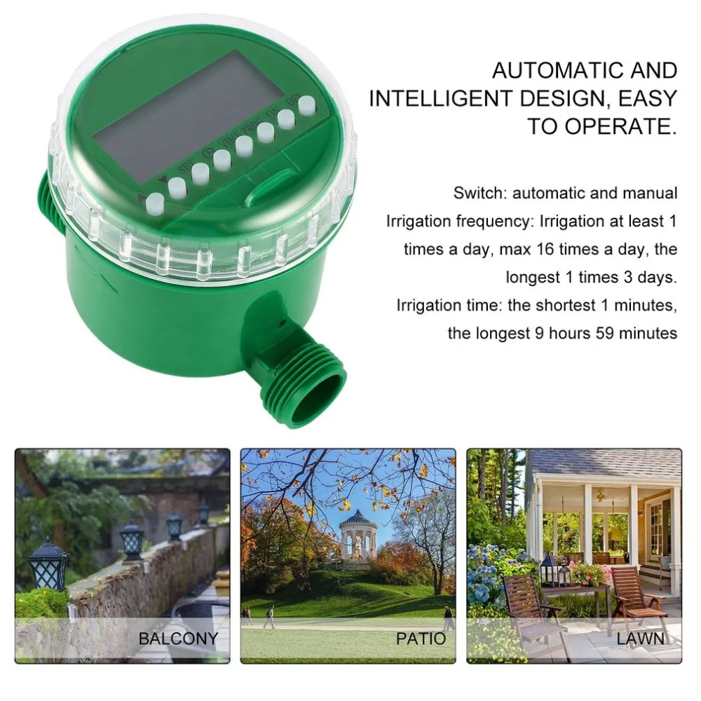 1pcs Digital Garden Irrigation System Automatic Electronic Water Timer For Garden Watering Irrigation Controller Water Sprinkler
1pcs Digital Garden Irrigation System Automatic Electronic Water Timer For Garden Watering Irrigation Controller Water Sprinkler