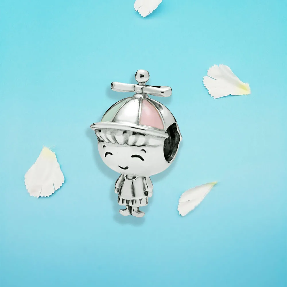 New 925 Sterling Silver Beads Propeller Hat Boy Charm Fit Original Pandora bracelet for Woman DIY Jewelrly or Family gift
New 925 Sterling Silver Beads Propeller Hat Boy Charm Fit Original Pandora bracelet for Woman DIY Jewelrly or Family gift