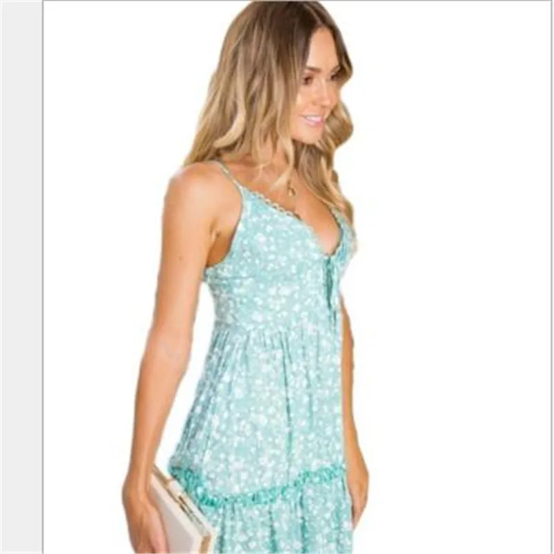 Halter Sexy dress Bohemian Printed Pleated vestidos Swimsuit Party Dress Nightclub Deep V Open Back Mini vestidos Nightdress
Halter Sexy dress Bohemian Printed Pleated vestidos Swimsuit Party Dress Nightclub Deep V Open Back Mini vestidos Nightdress