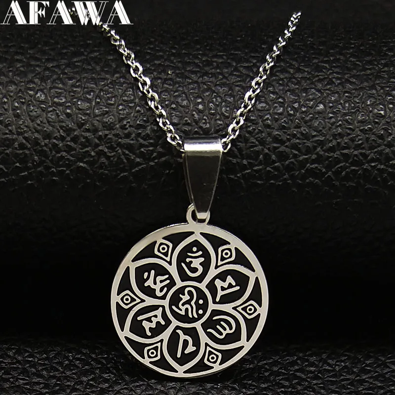2019 Fashion YOGA Lotus Stainless Steel Statement Necklace Women Silver Color Chain Necklace Jewellery cadenas mujer N18686
2019 Fashion YOGA Lotus Stainless Steel Statement Necklace Women Silver Color Chain Necklace Jewellery cadenas mujer N18686