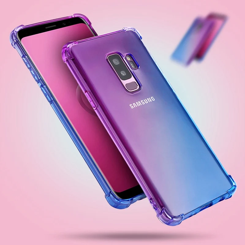 10pcs/lot Gradient Color Soft Transparent anti knock For Samsung S10 5G e S9 M20 M10 M30 A70 A50 A40 A30 A20 A10 A20E A2 CORE
10pcs/lot Gradient Color Soft Transparent anti knock For Samsung S10 5G e S9 M20 M10 M30 A70 A50 A40 A30 A20 A10 A20E A2 CORE