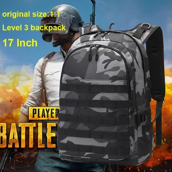 Camouflage PUBG Level 3 Backpack USB Headphone Jack Boy School bag Women Men Anti Theft Bagpack Teenagers Student Schoolbags
Camouflage PUBG Level 3 Backpack USB Headphone Jack Boy School bag Women Men Anti Theft Bagpack Teenagers Student Schoolbags