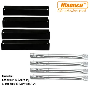Hisencn BBQ Replacement Burners, Porcelain Steel Heat Plate Tent For Brinkmann 810-1420-0,810-9419,810-9419-1 Gas Barbecue Grill
Hisencn BBQ Replacement Burners, Porcelain Steel Heat Plate Tent For Brinkmann 810-1420-0,810-9419,810-9419-1 Gas Barbecue Grill