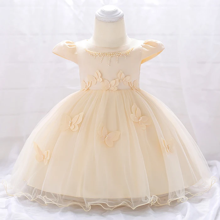 Newborn Baby Girl Summer Tutu Dress Christening Gown Princess Dress For Girl Kids Infant Party Costume 1 2 Years Birthday Dress Newborn Baby Girl Summer Tutu Dress Christening Gown Princess Dress For Girl Kids Infant Party Costume 1 2 Years Birthday Dress