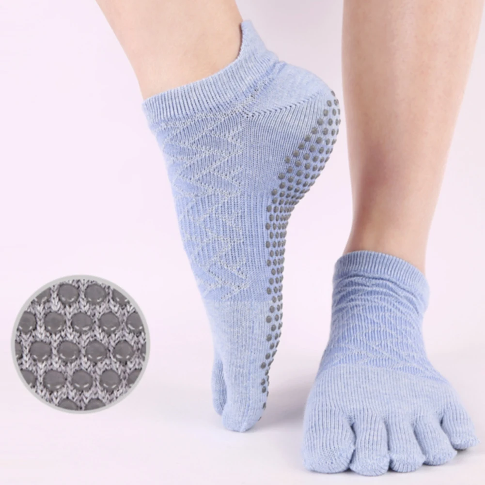 Wear Resistant Elastic Yoga Pilates Silicone All Season Women Socks Sweat Absorption Soft Five Fingers Non Slip Sports Adult
Wear Resistant Elastic Yoga Pilates Silicone All Season Women Socks Sweat Absorption Soft Five Fingers Non Slip Sports Adult