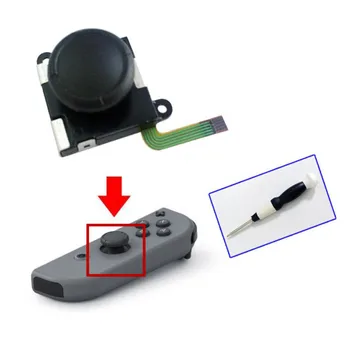 3D analog joystick Thumb Sticks sensor replacement for Nintend Switch NS Switch Joy Con controller parts oem With Screw Driver
3D analog joystick Thumb Sticks sensor replacement for Nintend Switch NS Switch Joy Con controller parts oem With Screw Driver