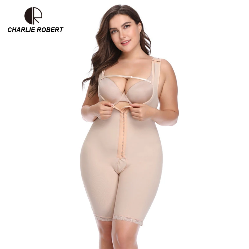 CR Plus Size 6XL 2019 Latex Women's Body Shaper Post Liposuction Girdle Clip Zip Bodysuit Vest Waist Shaper Reductoras Shapewear
CR Plus Size 6XL 2019 Latex Women's Body Shaper Post Liposuction Girdle Clip Zip Bodysuit Vest Waist Shaper Reductoras Shapewear