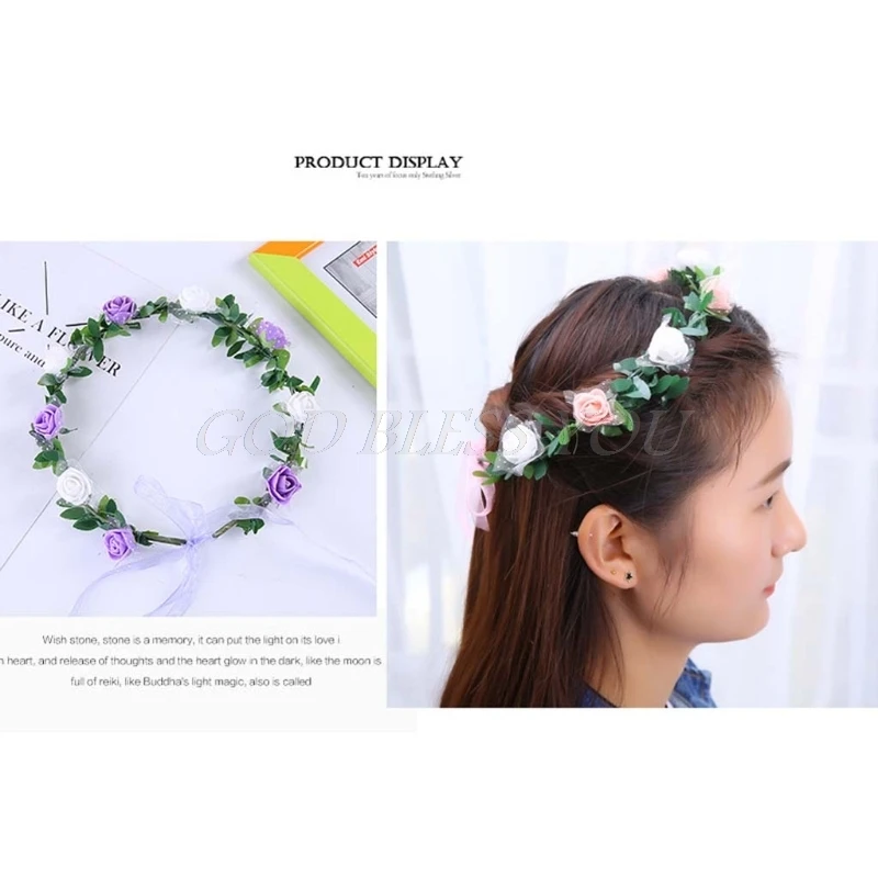 Boho Bridesmaid Wedding Floral Festival Flower Accessories Hair Garland Headband Wreaths
Boho Bridesmaid Wedding Floral Festival Flower Accessories Hair Garland Headband Wreaths