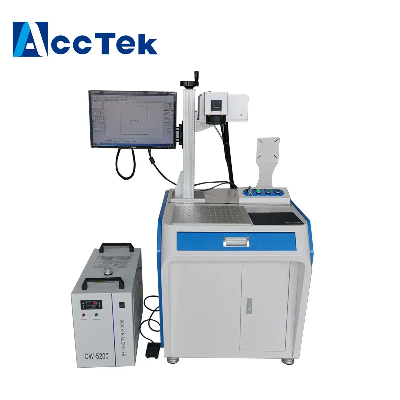 AccTek New design 3W 5W 10W mobile phone high precision PCB desktop UV laser marking machine price for IC glass
AccTek New design 3W 5W 10W mobile phone high precision PCB desktop UV laser marking machine price for IC glass
