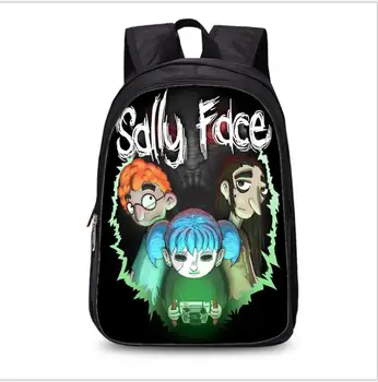New Sally Face Accessories harajuku bag Funny Backpack Anime Kpop Idol mochila Hip Hop Teenager School bag cool bags
New Sally Face Accessories harajuku bag Funny Backpack Anime Kpop Idol mochila Hip Hop Teenager School bag cool bags