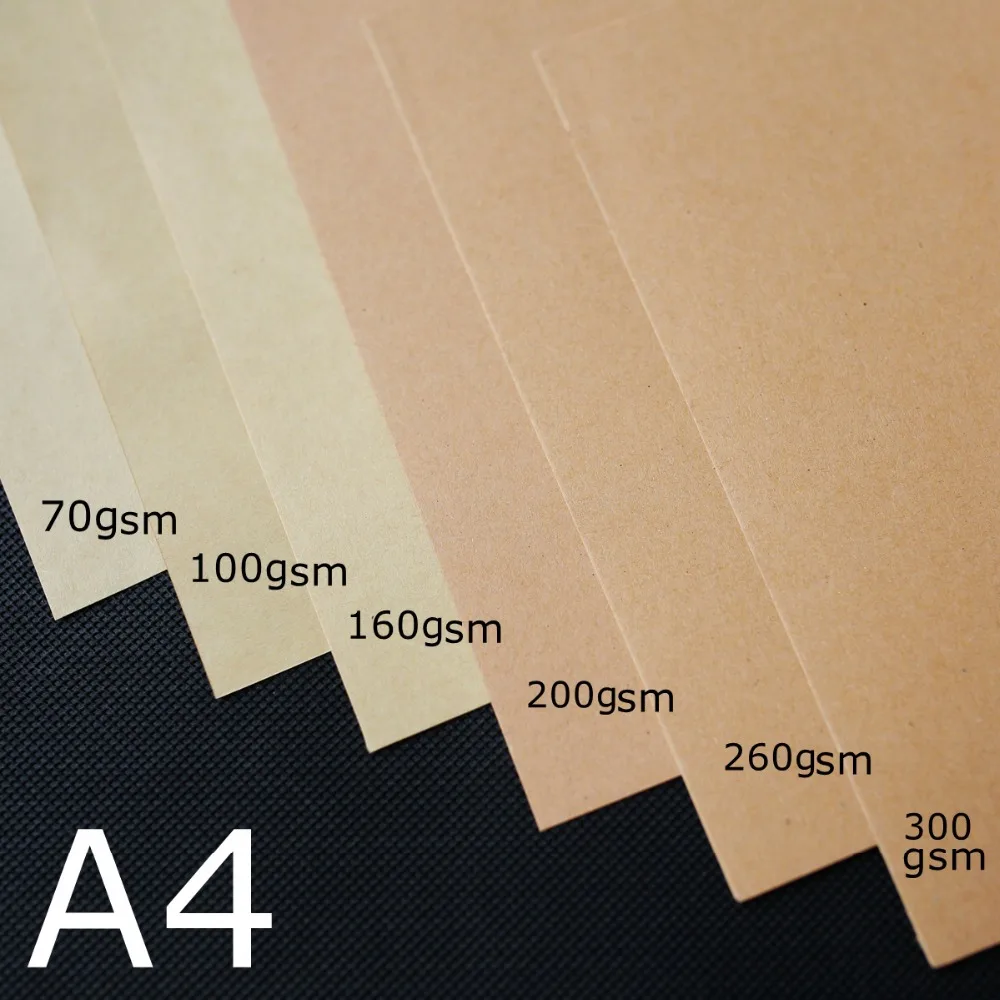 A4 Brown Kraft Paper DIY Handmake Card Making Craft Paper Thick Paperboard Cardboard 70-260gsm 10/20/50pcs High Quality
A4 Brown Kraft Paper DIY Handmake Card Making Craft Paper Thick Paperboard Cardboard 70-260gsm 10/20/50pcs High Quality