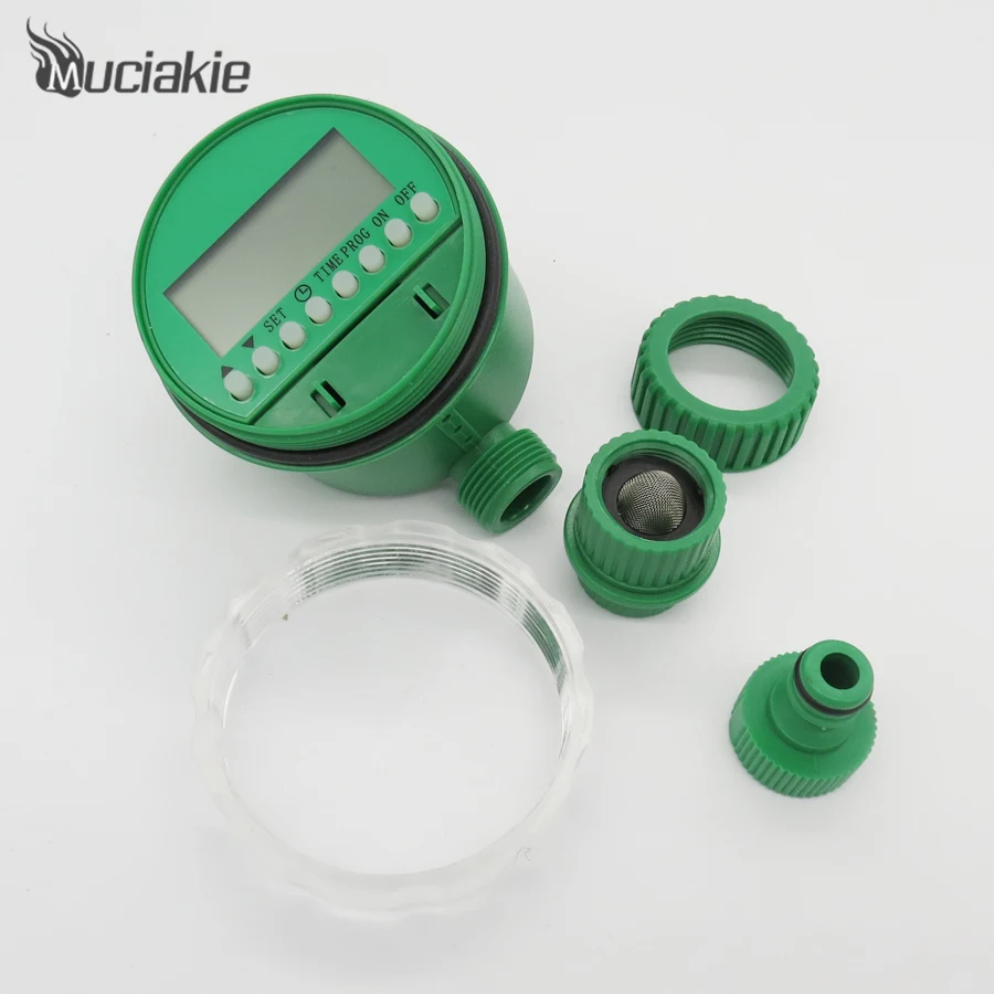 MUCIAKIE LCD Display Automatic Intelligent Electronic Garden Water Timer for Garden Irrigation Controller Watering Programs
MUCIAKIE LCD Display Automatic Intelligent Electronic Garden Water Timer for Garden Irrigation Controller Watering Programs
