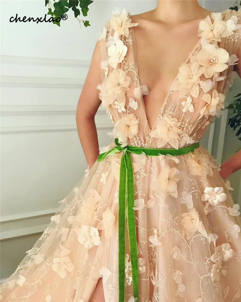 Vestido De Festa Long Champagne Evening Dresses Long V-Neck Sleeveless Belt Split Floor Length Formal Evening Dress De Soiree
Vestido De Festa Long Champagne Evening Dresses Long V-Neck Sleeveless Belt Split Floor Length Formal Evening Dress De Soiree