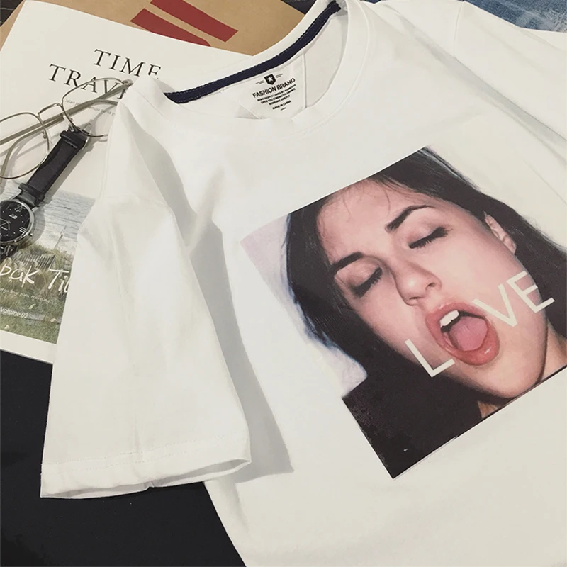 2018 summer fashion ladies love you short-sleeved T-shirt men's personality fun printing letters casual large size T-shirt
2018 summer fashion ladies love you short-sleeved T-shirt men's personality fun printing letters casual large size T-shirt