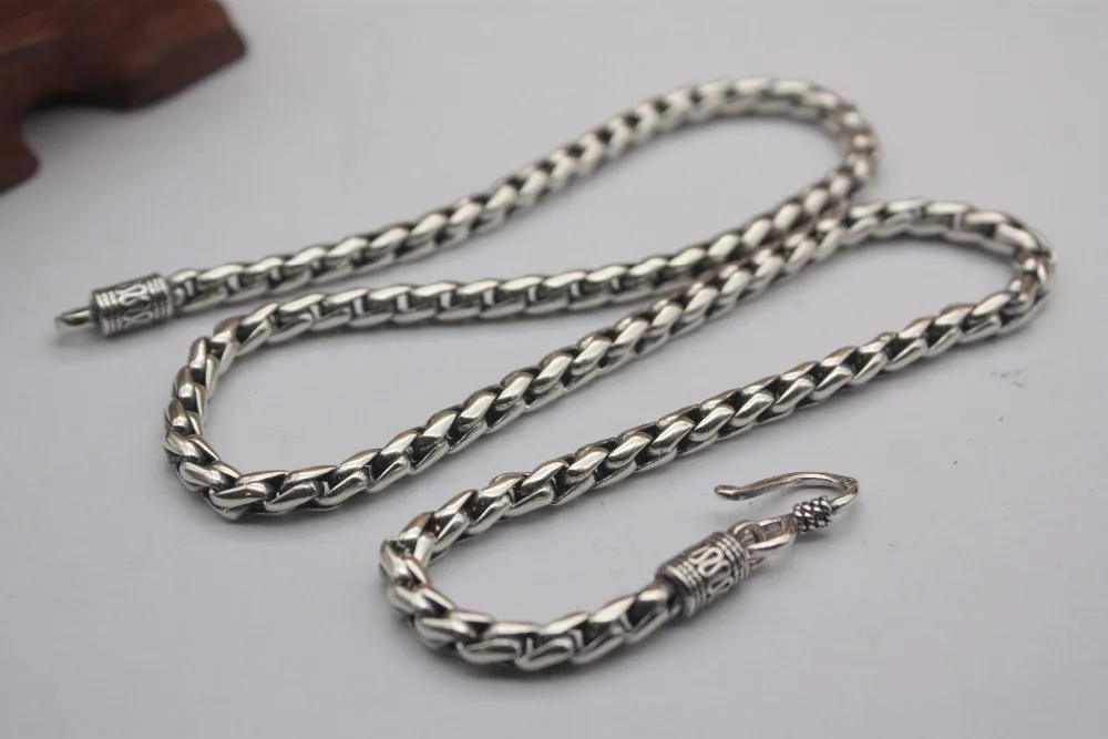 Big Promotion! 100% Authentic 925 Sterling Silver Chain Necklace with Unique Clasps fit Women Men Single Wheat Link 19.7inch 5mm
Big Promotion! 100% Authentic 925 Sterling Silver Chain Necklace with Unique Clasps fit Women Men Single Wheat Link 19.7inch 5mm
